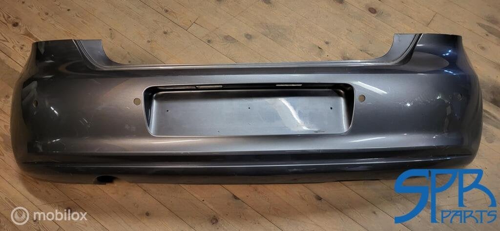 VW POLO 6R LD7R ACHTERBUMPER 4x PDC 1X UITLAAT GAT SPARING, Gebruikt, Volkswagen, Ophalen of Verzenden, Volkswagen