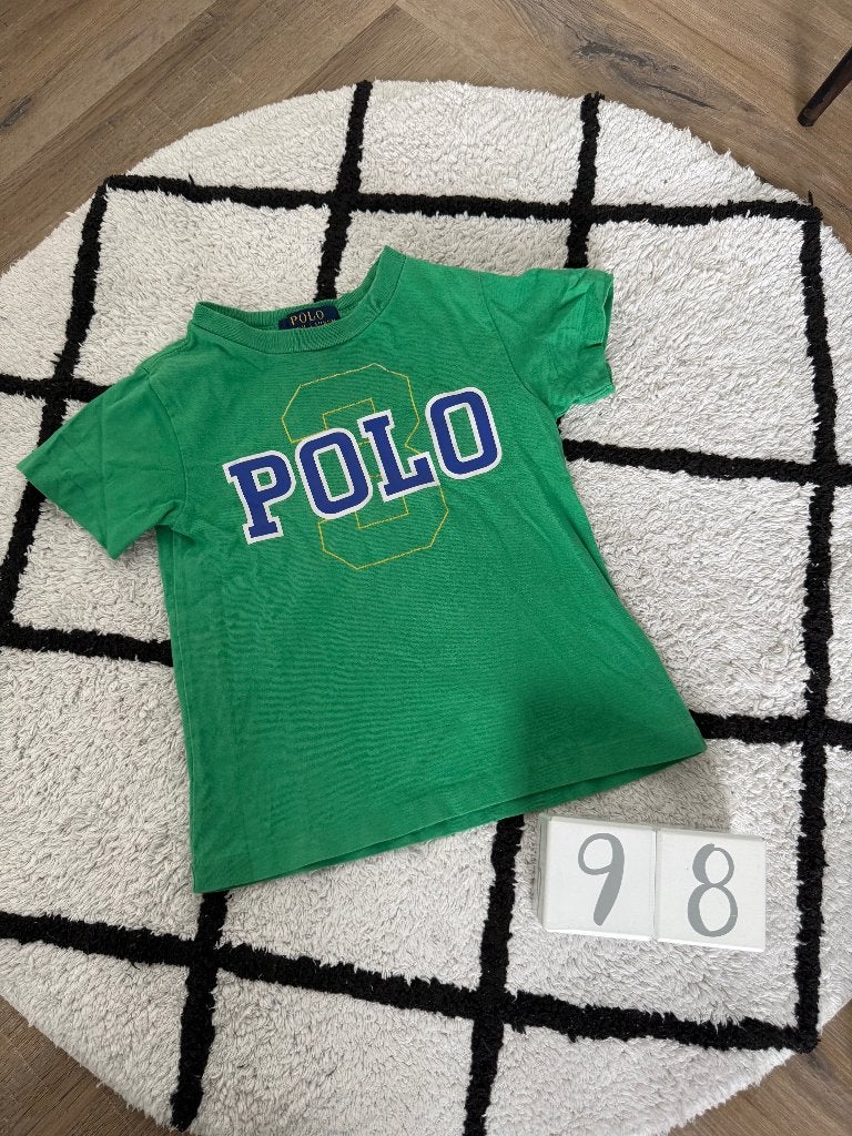 Heel goed groen Ralph Lauren 3T t-shirt shirt top 98 logo, Kinderen en Baby's, Kinderkleding | Maat 98, Jongen of Meisje, Ophalen of Verzenden