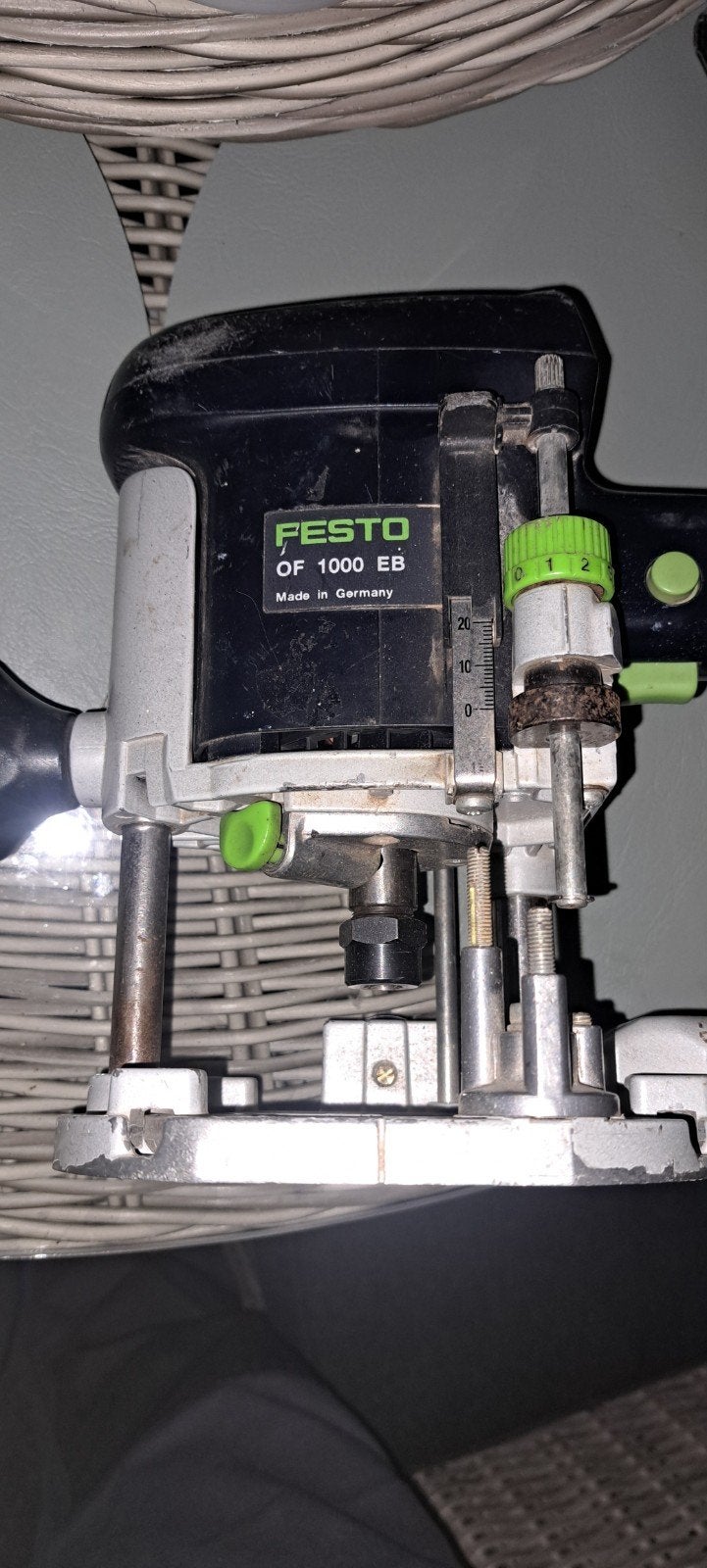 Festool OF 1000 EB Bovenfrees - Krachtig en Betrouwbaar, Gebruikt, Ophalen of Verzenden, Bovenfrees, Festool