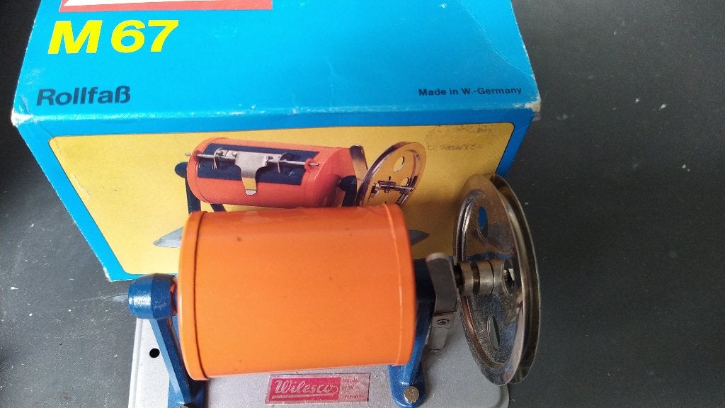 Modelbouw Stoommachine M67 Polijsttrommel, Ophalen, Gebruikt, 1:50 tot 1:144