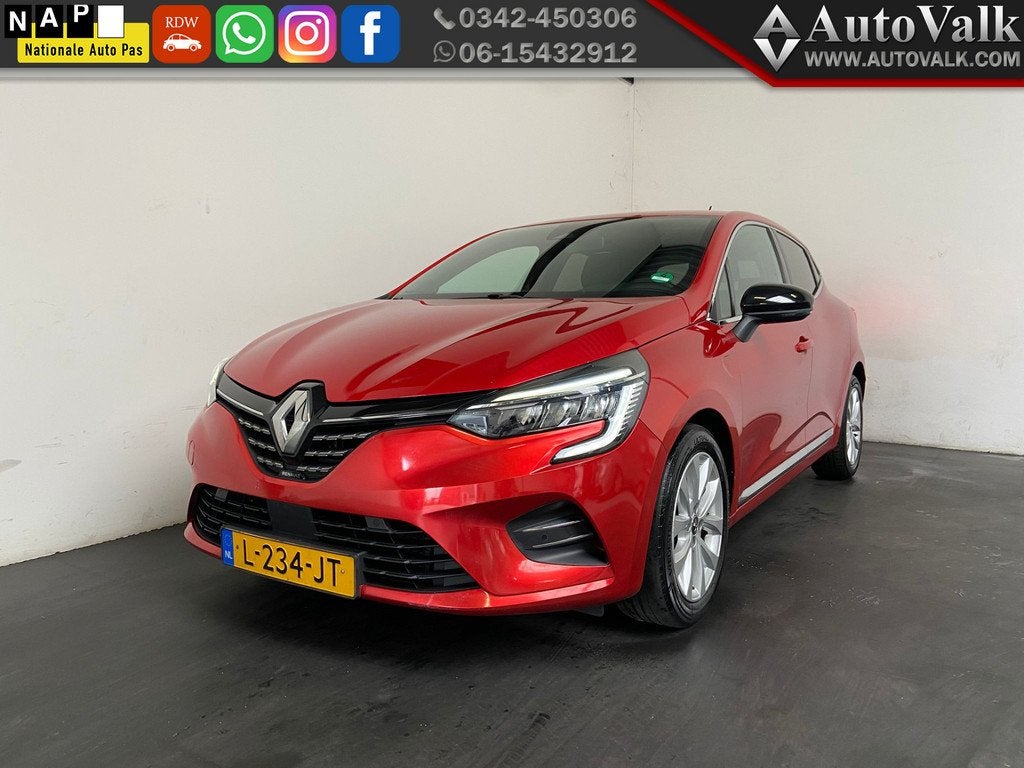 Renault Clio 1.0 TCe Intens (bj 2021), Voorwielaandrijving, Gebruikt, 49 €/maand, Origineel Nederlands