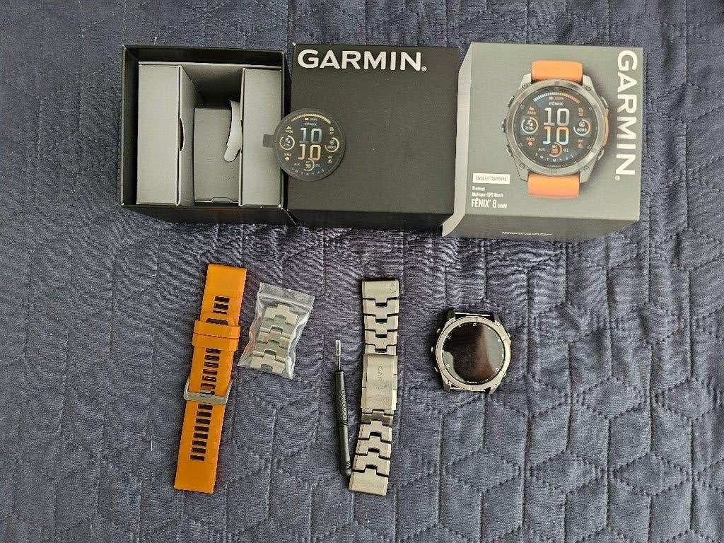 Garmin fenix 8, 51mm AMOLED, Nieuw, Ophalen of Verzenden, Garmin Fenix 8 Amoled Sapphire, Android