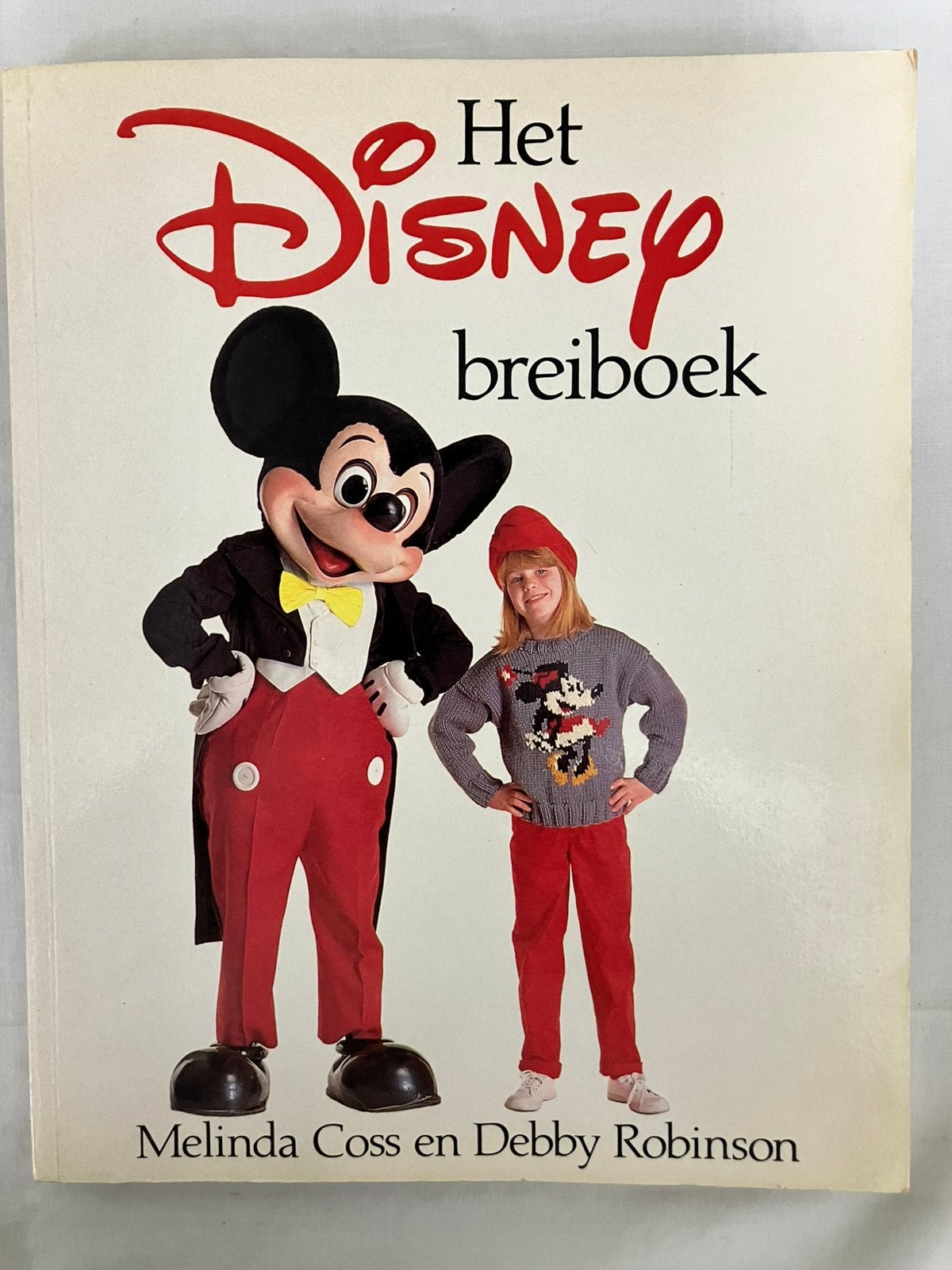 Disney breiboek 80s vintage, Ophalen of Verzenden, Gebruikt, Haken, Patroon of Boek