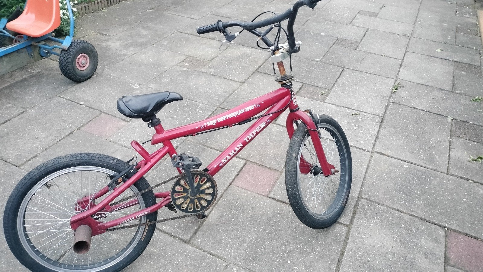 Stuntfiets opknappertje - Ideaal voor de handige klusser!, Fietsen en Brommers, Ophalen, Gebruikt, Staal, 20 tot 24 inch