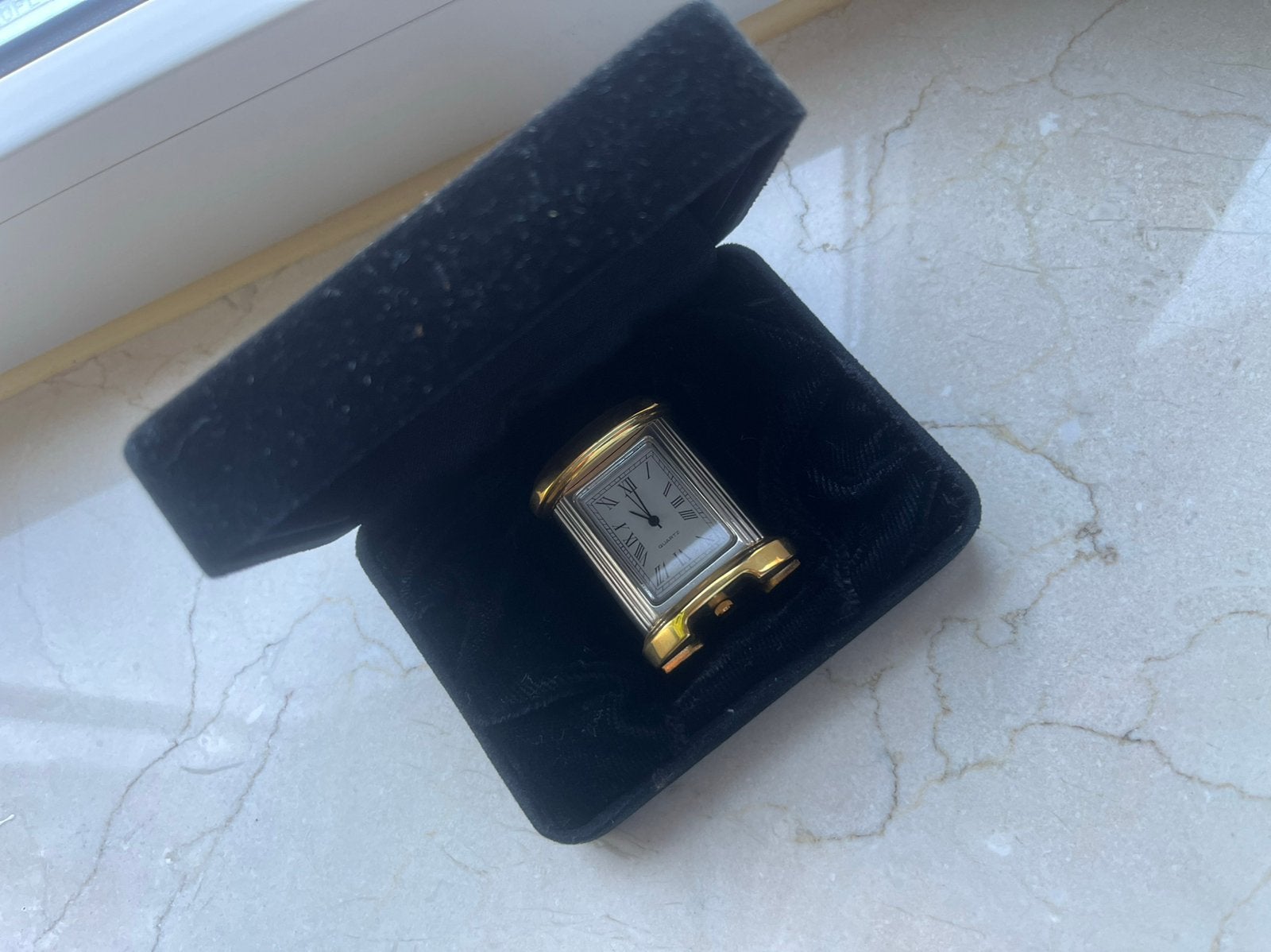 Miniatuur Quartz koets/reis klokje ICHCA 1998, Ophalen of Verzenden, Nieuw