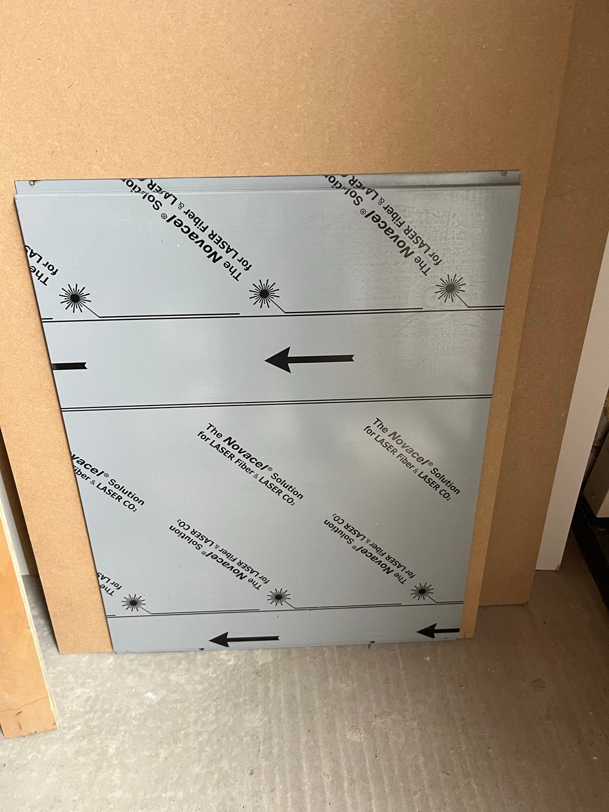 RVS achterplaat b60 h75 keuken / fornuis atag, Ophalen, Nieuw, Overige metalen