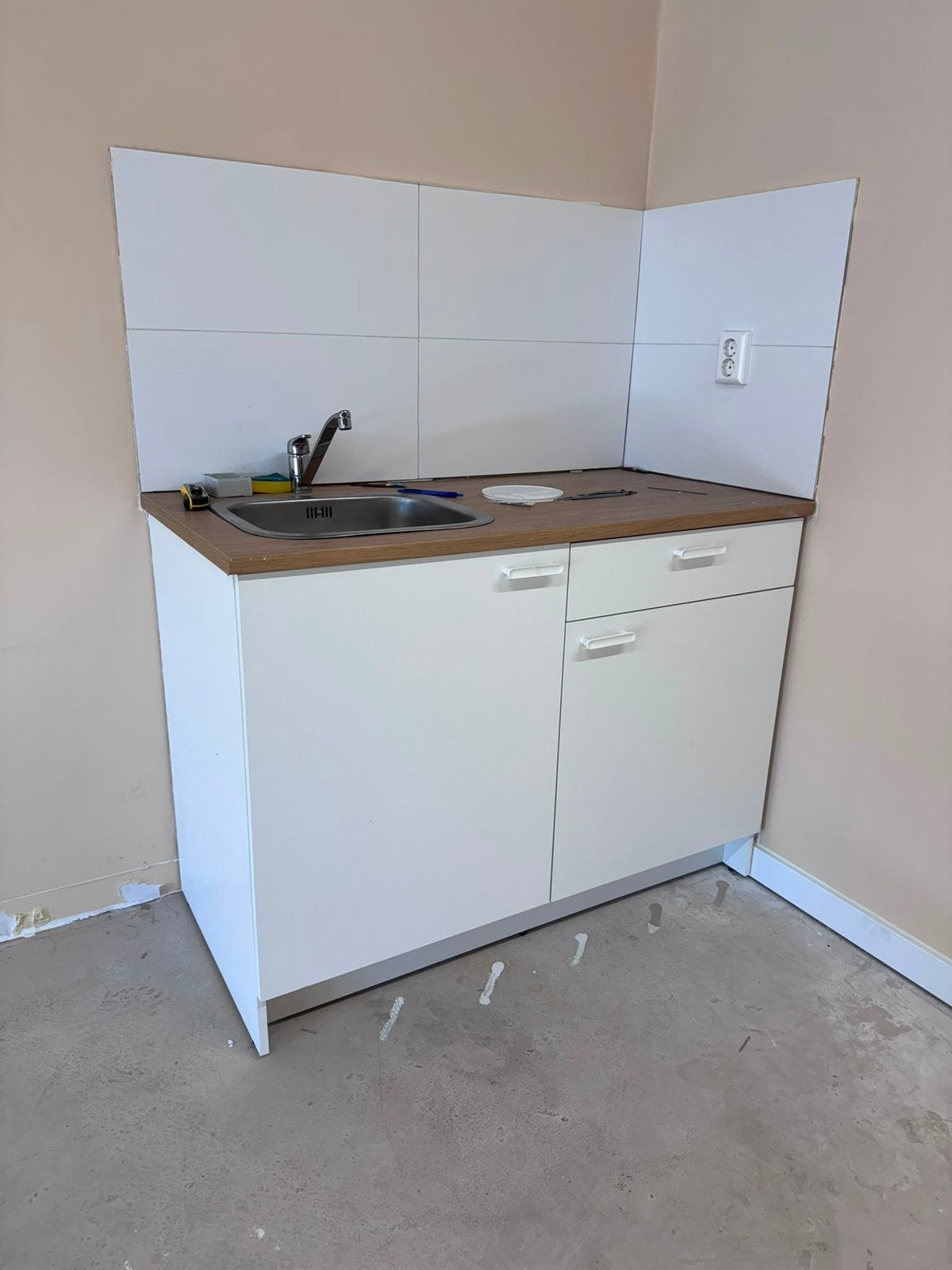 Ikea keuken, Ophalen of Verzenden, Zo goed als nieuw, Wit, Enkelwandige keuken