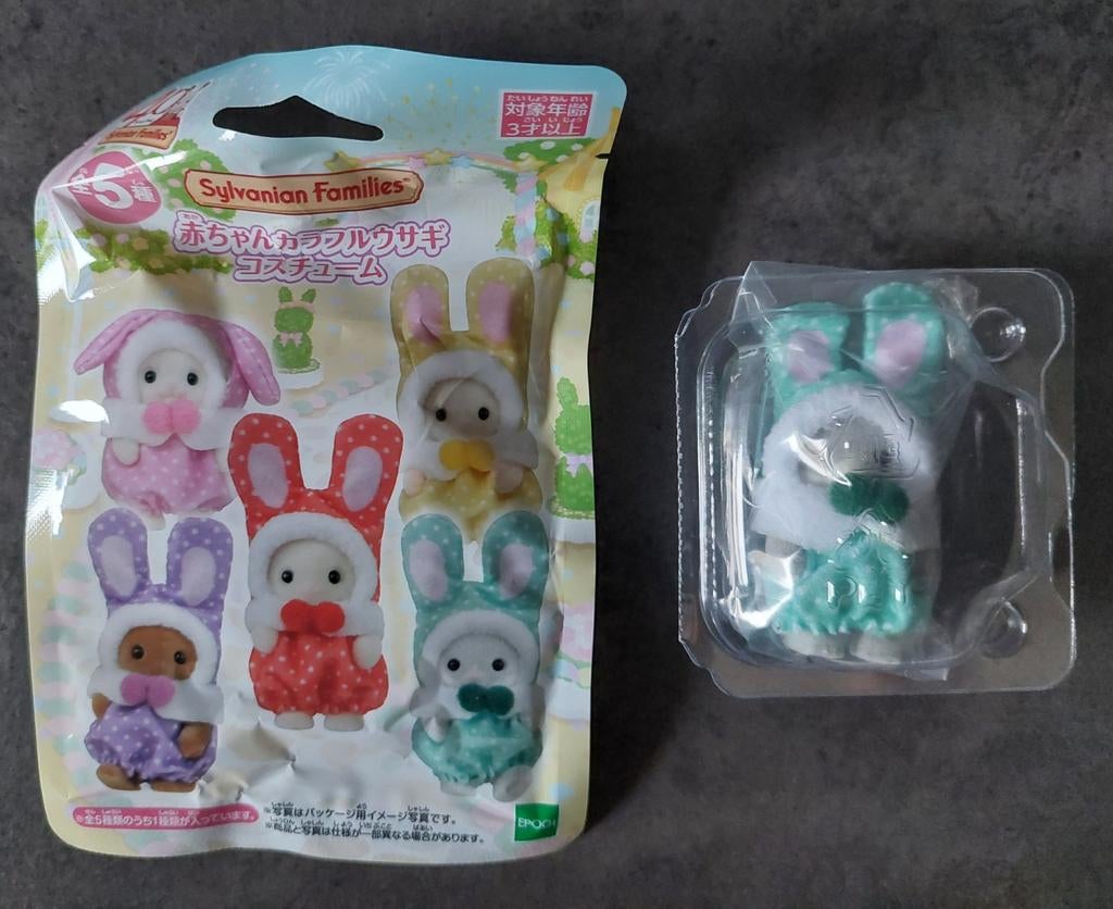 Sylvanian Families - Colorful Rabbit - Japan - Blind Bag, Kinderen en Baby's, Speelgoed | Poppen, Nieuw, Overige typen, Ophalen of Verzenden