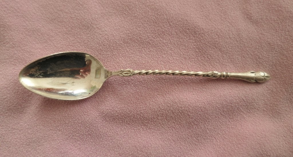 Antieke Zilveren Bokkenpoot Lepeltje, Antiek en Kunst, Antiek | Goud en Zilver, Ophalen of Verzenden, Zilver