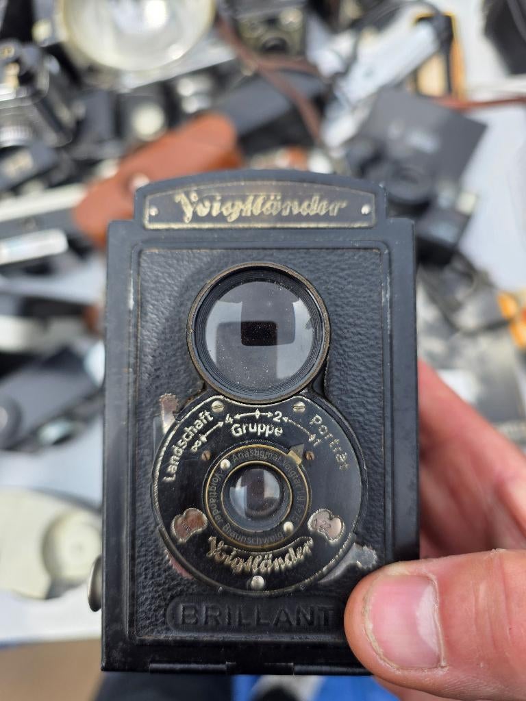 Voigtlander Brillant, Audio, Tv en Foto, Fotocamera's Analoog, Ophalen of Verzenden, Gebruikt, Spiegelreflex, Overige Merken