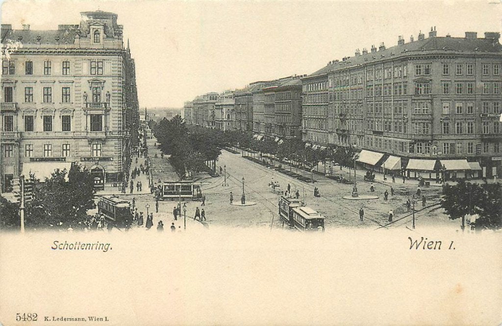 379-081-009 Wien Schottenring, Ophalen of Verzenden, Voor 1920, Oostenrijk