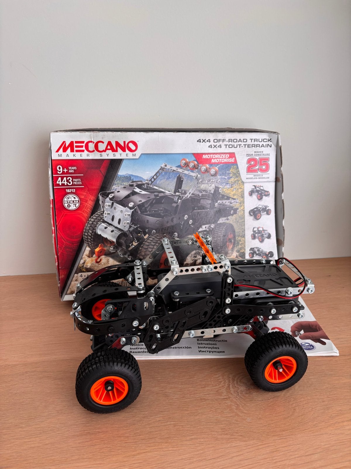 Meccano Maker System 4x4 Off-Road Truck Gemotoriseerd, Ophalen of Verzenden, Gebruikt, Overige merken