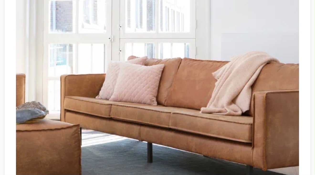 Zo goed als nieuwe bank van Woonstore - 260x85 cm, 250 tot 300 cm, 75 tot 100 cm, Ophalen of Verzenden, Zo goed als nieuw