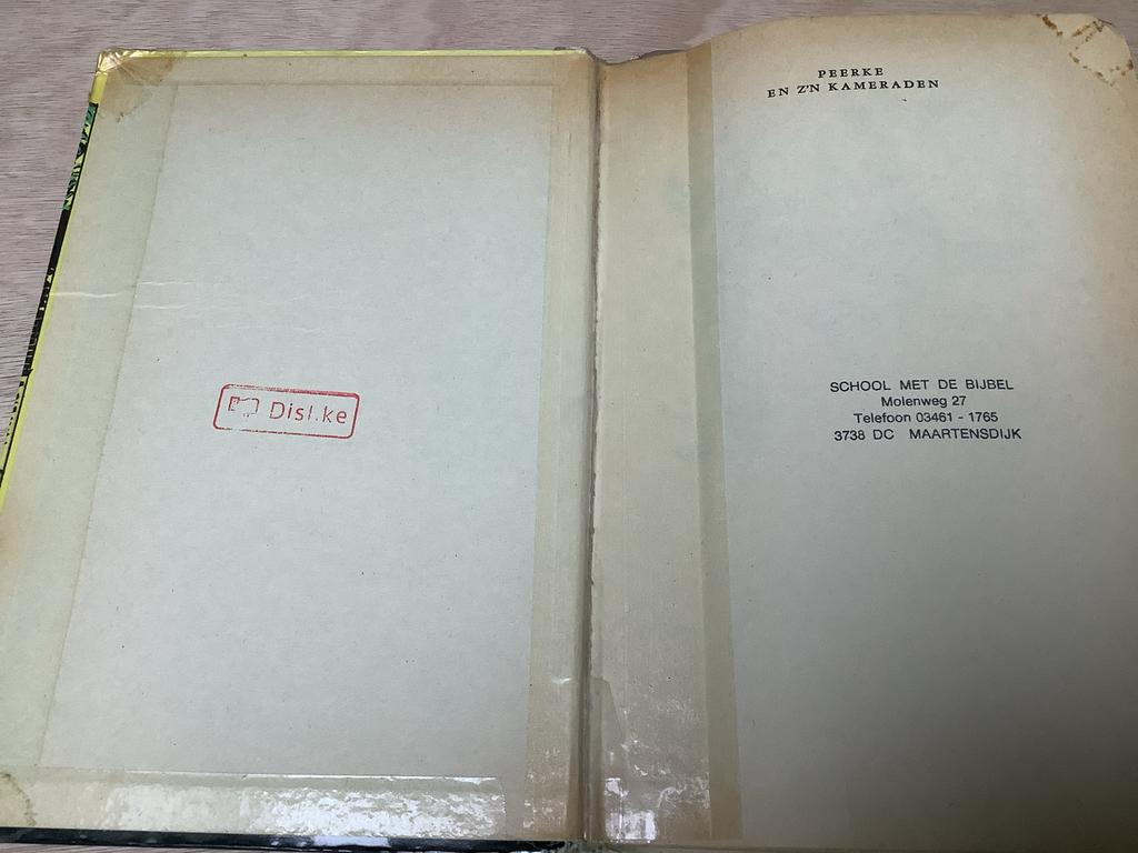 Jeugdboek W.G. van de Hulst - Peerke en zijn Kameraden, Boeken, Ophalen of Verzenden, Gelezen, Fictie algemeen
