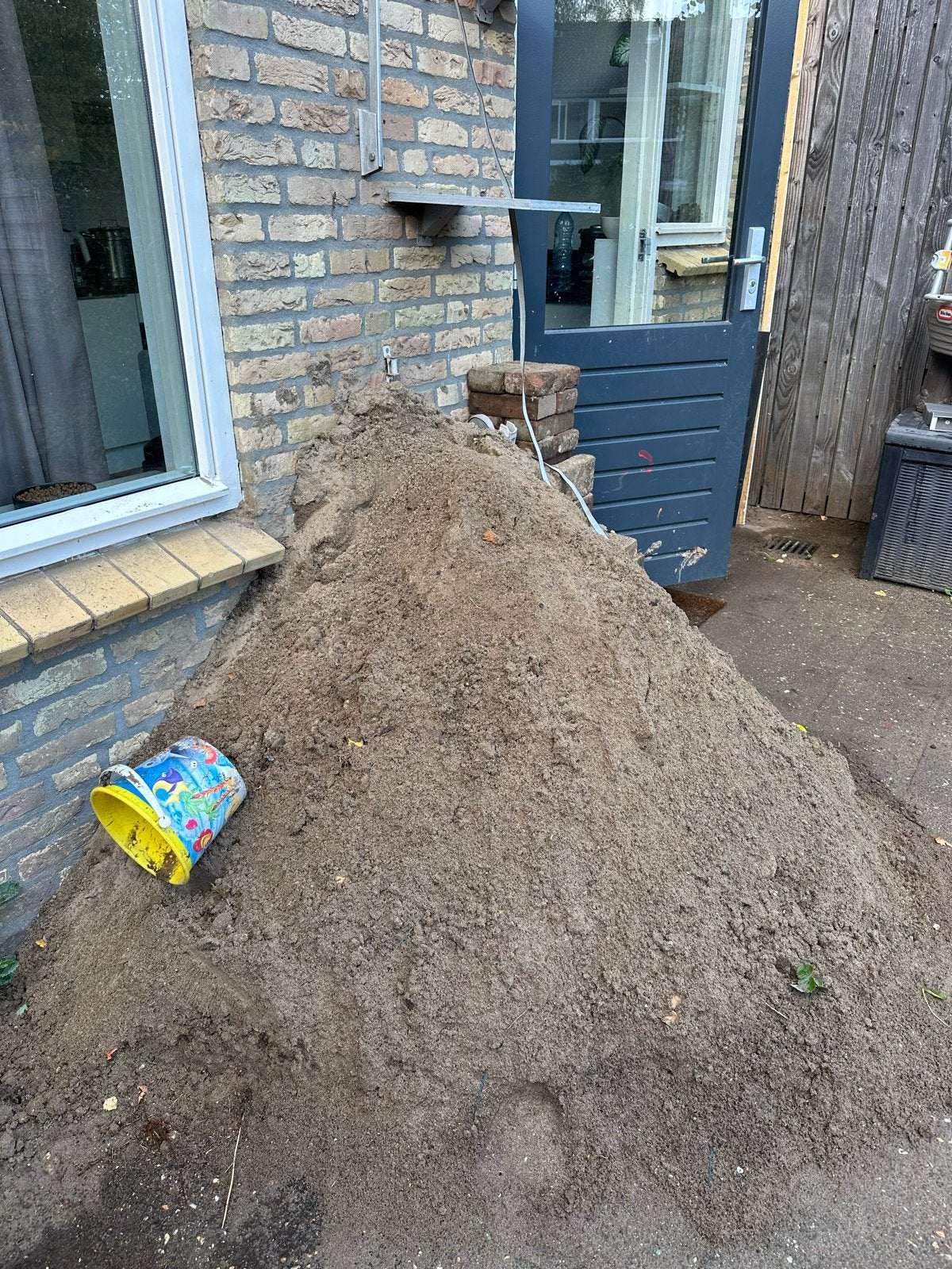 Gratis Ophoogzand Af Te Halen, Tuin en Terras, Ophalen, Gebruikt, Ophoogzand