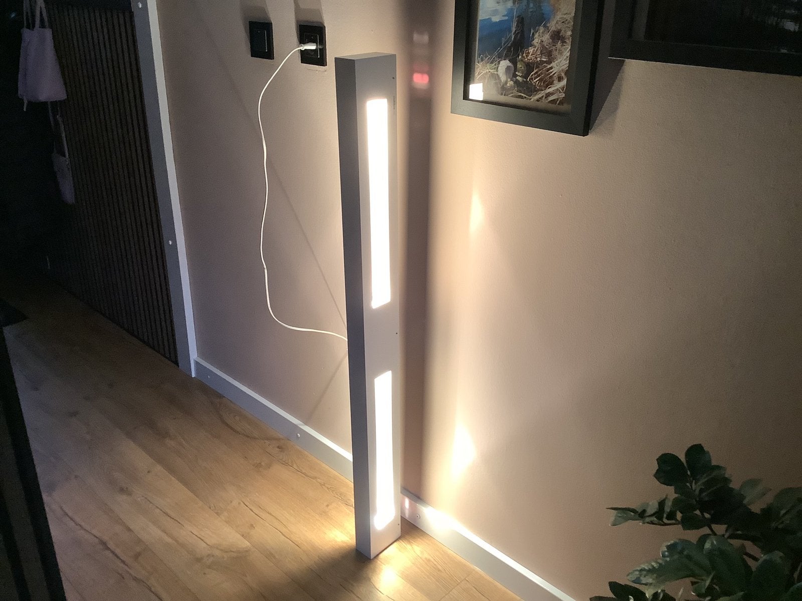 Multiline Artres metalen design wandlamp buitenverlichting, Ophalen, Gebruikt