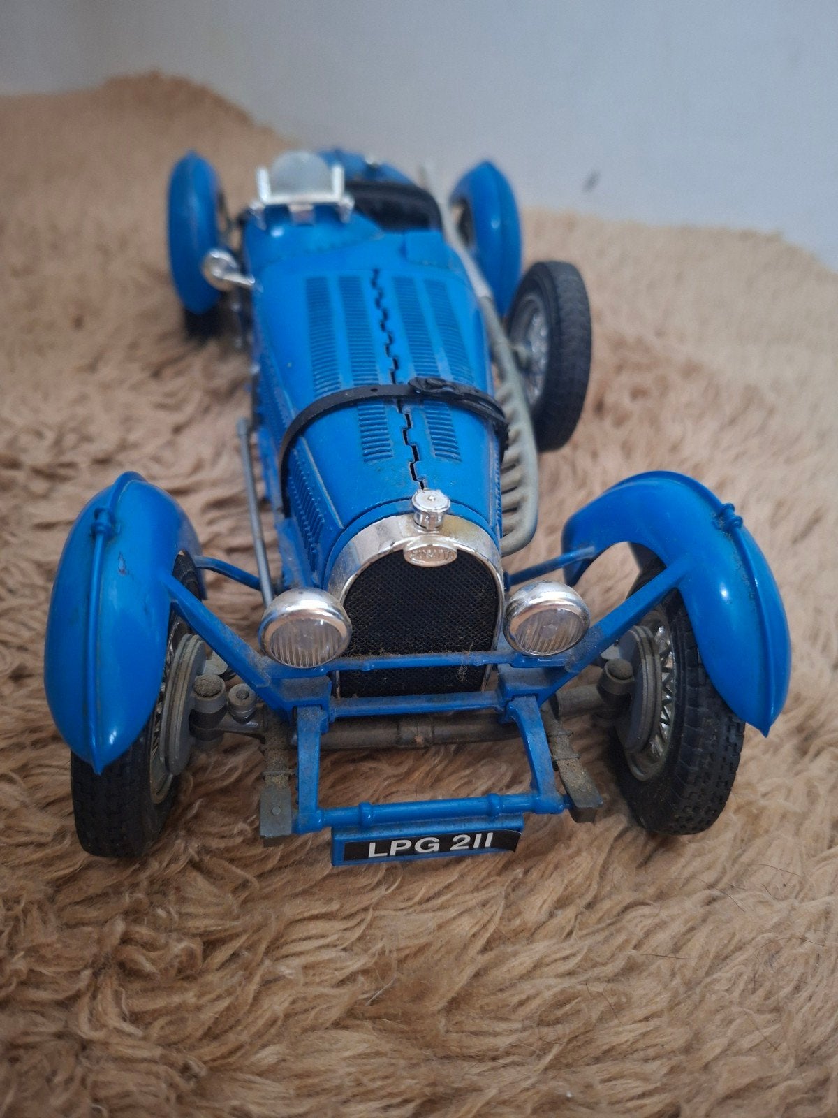 Bburago Bugatti Type 59 1934 (1:18)(zonder doos), Ophalen of Verzenden, Zo goed als nieuw, Auto, Overige merken