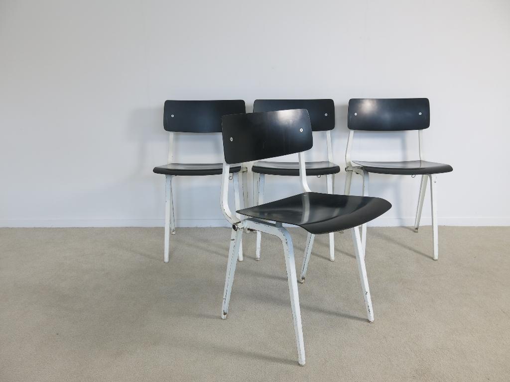 vintage Revolt inklapbare theater stoelen,Friso Kramer 1953, Ophalen, Gebruikt, Eén