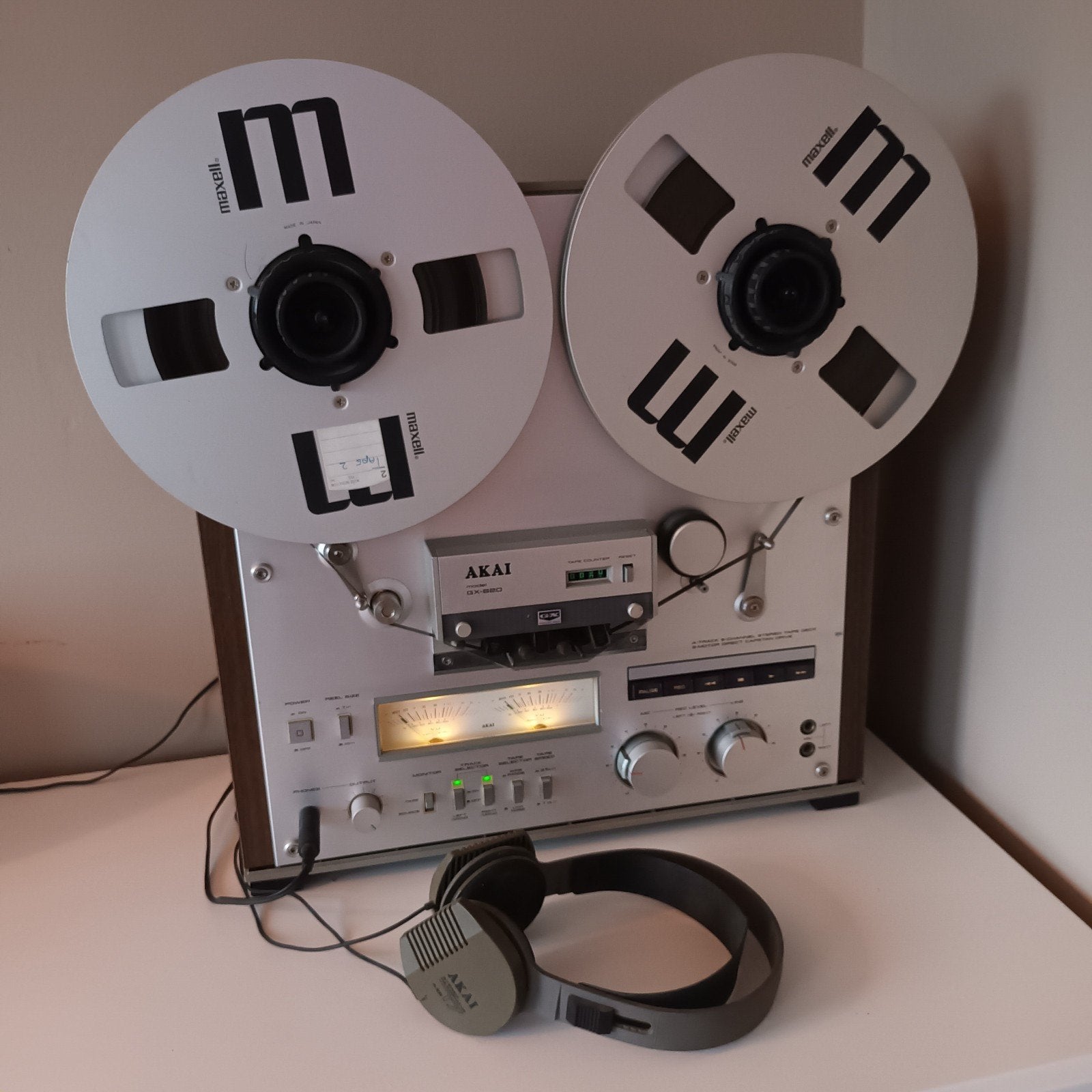 Akai GX-620 Tape Deck / Bandrecorder – Prachtige staat, Ophalen of Verzenden, Bandrecorder, Met banden
