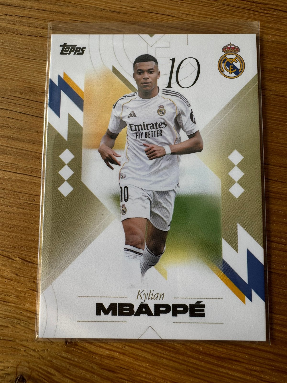 Kylian Mbappé Topps Los Blancos Real Madrid Base, Ophalen of Verzenden, Zo goed als nieuw, Buitenlandse clubs, Poster, Plaatje of Sticker