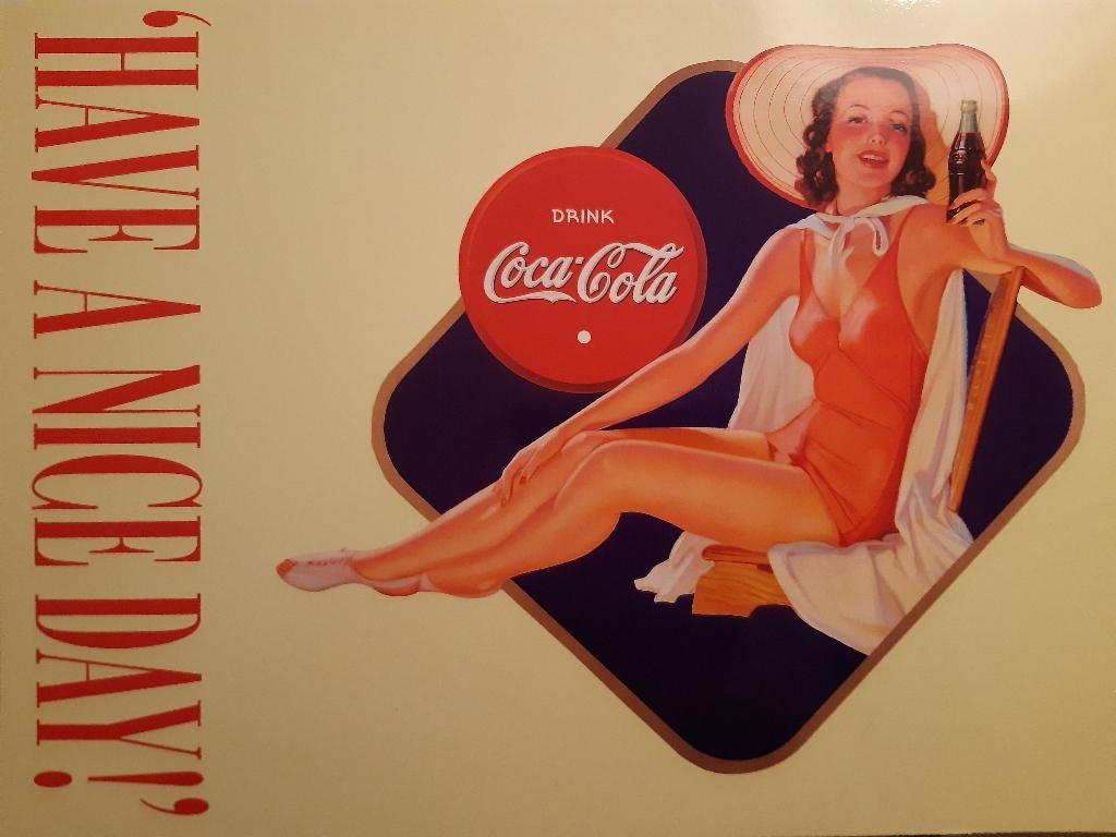 Coca Cola plastic placemats "Have a nice day!:" 6 st. NIEUW, Verzamelen, Ophalen of Verzenden, Nieuw, Gebruiksvoorwerp
