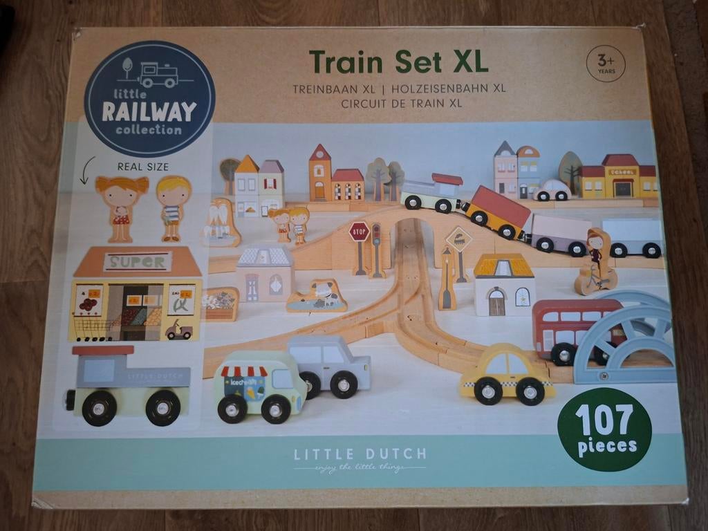 Little dutch XL treinset, Ophalen of Verzenden, Zo goed als nieuw, Overige typen