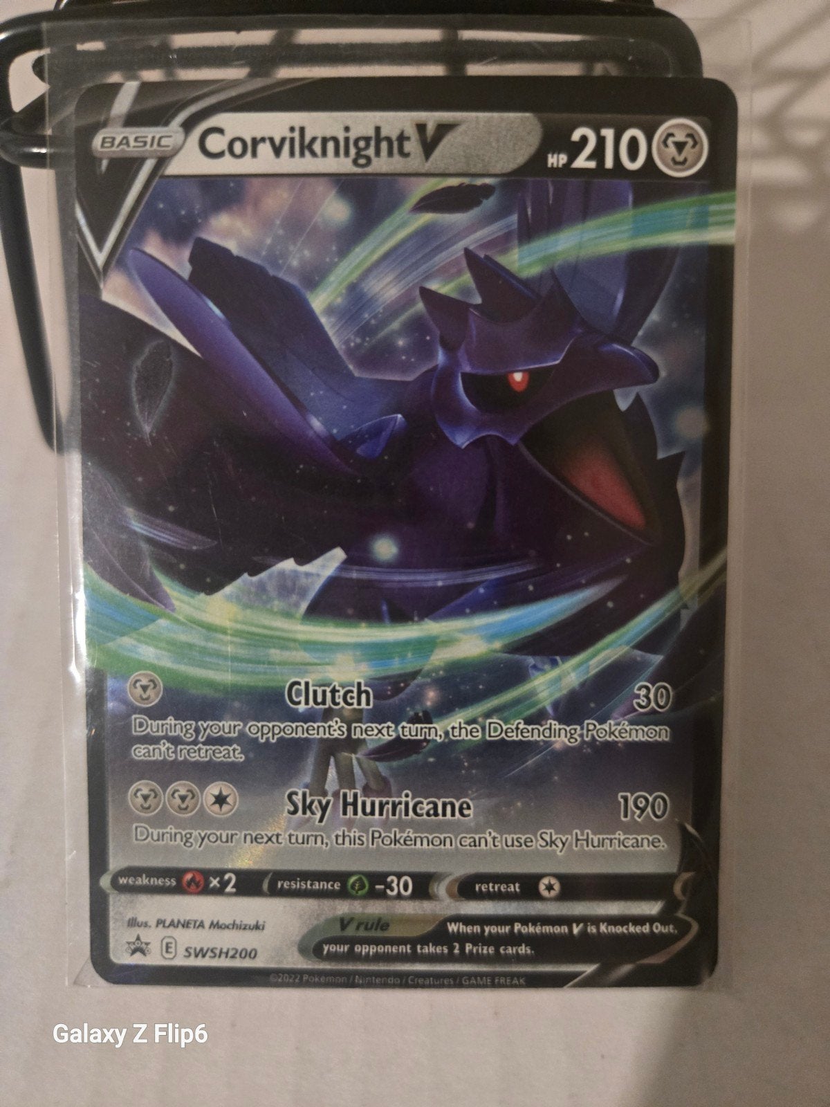 Corviknight V Pokémon Kaart - SWSH200, Hobby en Vrije tijd, Verzamelkaartspellen | Pokémon, Ophalen of Verzenden, Zo goed als nieuw