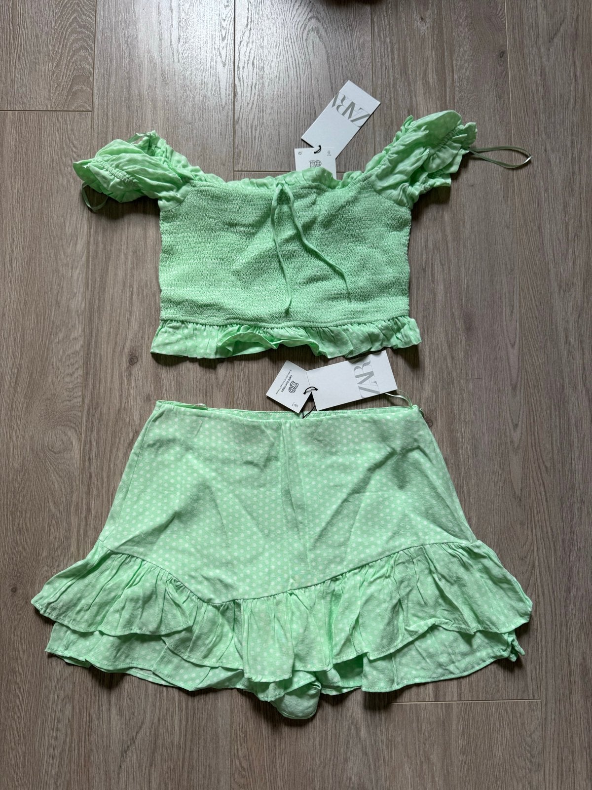 Zara co-ord set, maat S/M, nieuw met kaartjes, Ophalen of Verzenden, Nieuw, Maat 36 (S)