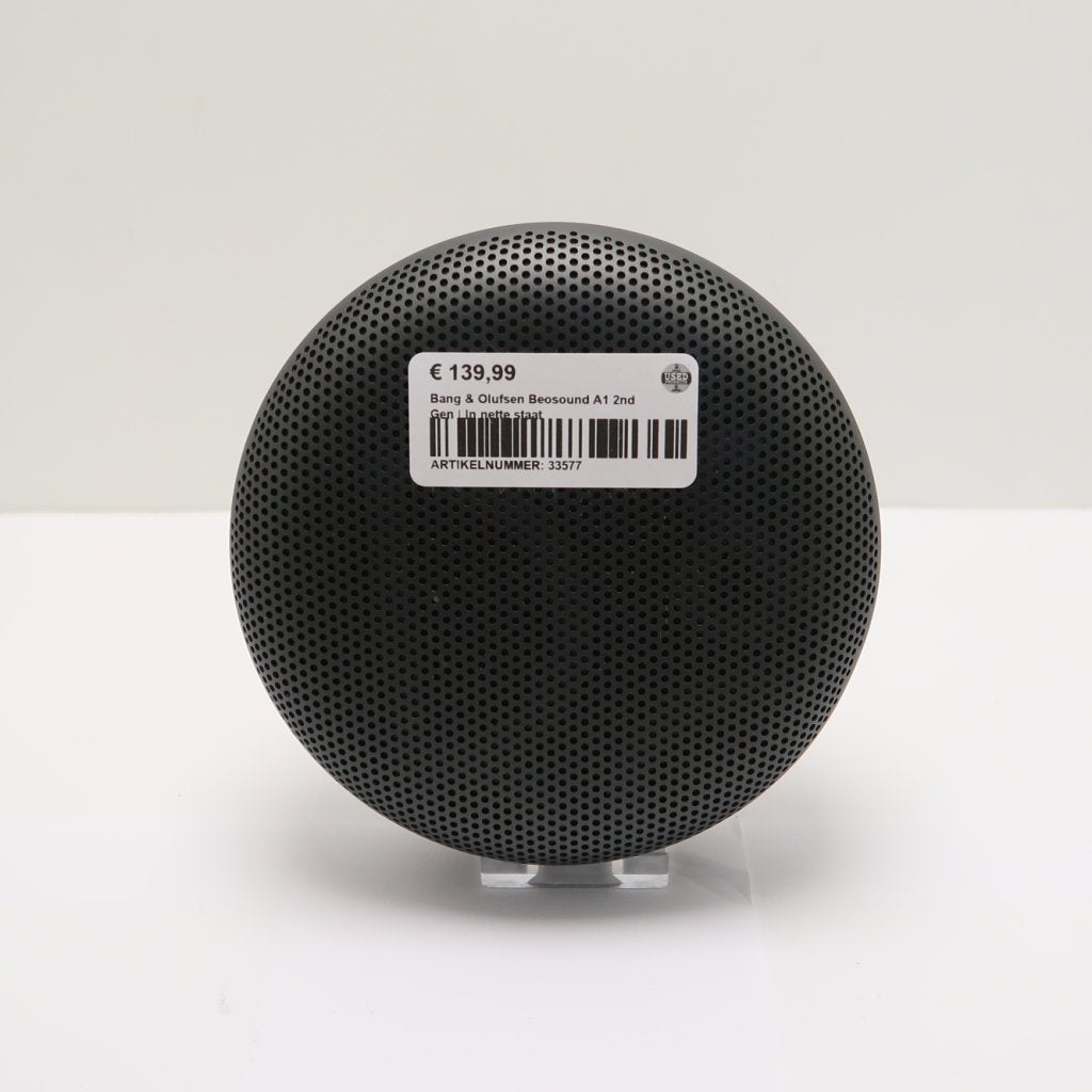 Bang & Olufsen Beosound A1 2nd Gen | In nette staat, Bang en Olufson, Zo goed als nieuw, Support@bangenolufson.com, Bang & Olufsen Group
Peter Bangs Vej 15
7600 Struer
Denmark