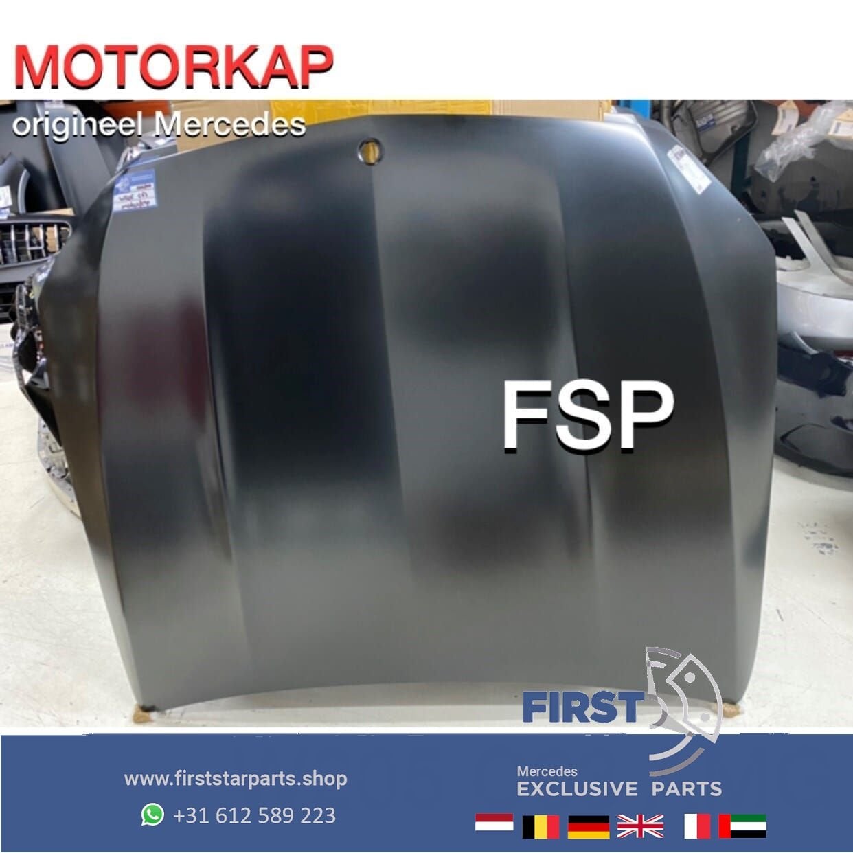 A2058800657 W205 C205 63 AMG Motorkap Mercedes C Klasse C63, Gebruikt, -, Ophalen of Verzenden, -