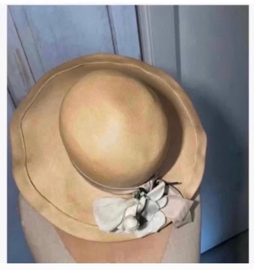 Vintage dames zomer hoed, leuk voor op een paspop, X, Gedragen, One size fits all, Ophalen of Verzenden