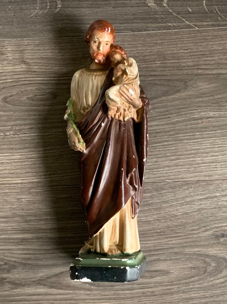 Beeldje Jozef met kind, Ophalen of Verzenden
