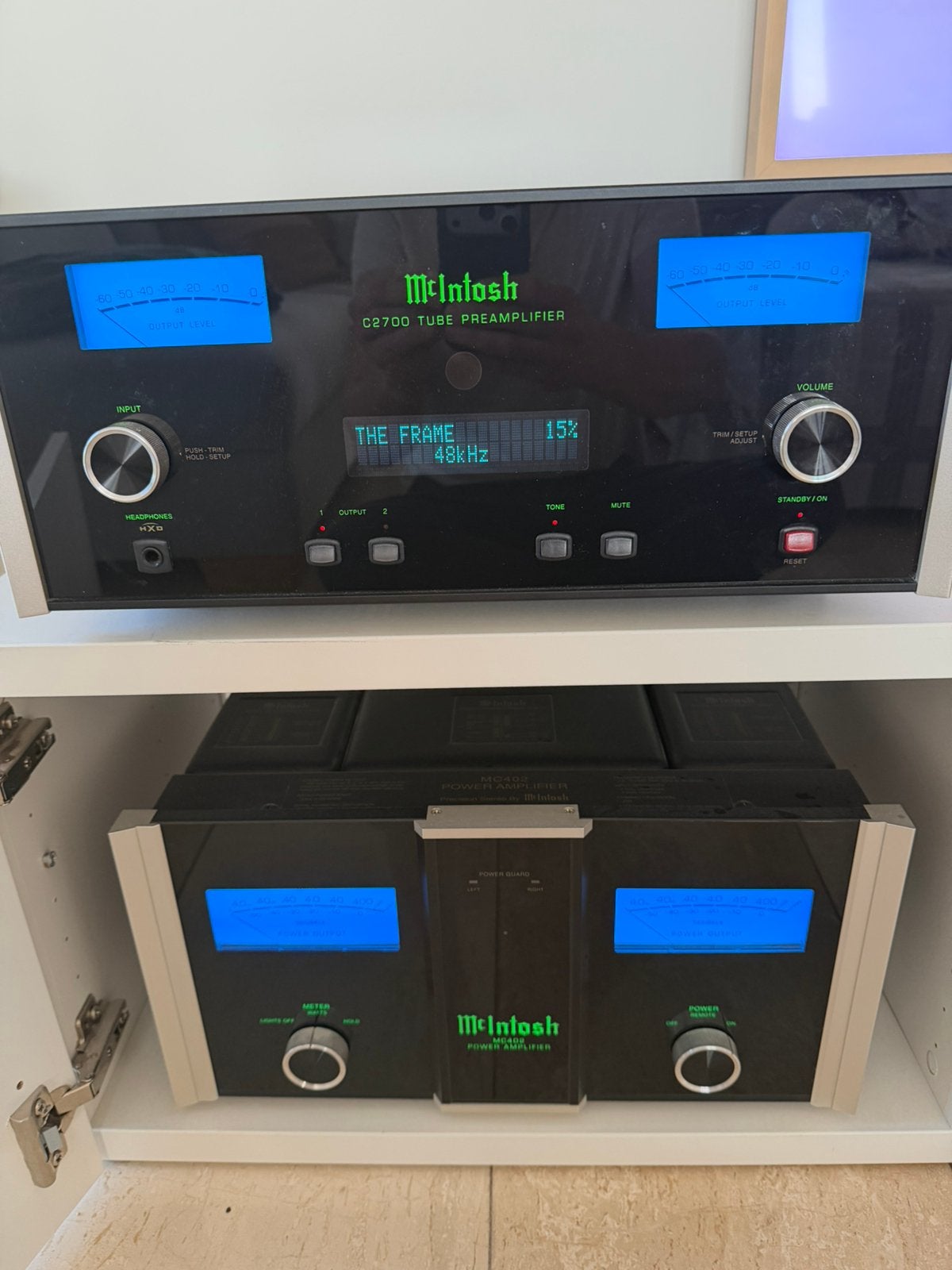 McIntosh C2700 + MC402 – unieke high-end set, Ophalen of Verzenden, Zo goed als nieuw, Overige merken