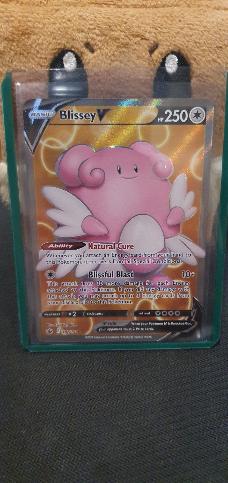 Blissey V 182/198, Hobby en Vrije tijd, Verzamelkaartspellen | Pokémon, Ophalen of Verzenden, Zo goed als nieuw