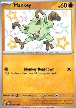 MANKEY 169/091 - PALDEAN FATES, Ophalen of Verzenden, Nieuw, Losse kaart, Foil