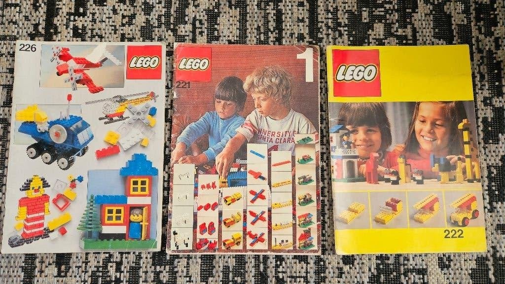 Vintage LEGO Bouwinstructies - Sets 226, 221, 222, Ophalen of Verzenden, Gebruikt