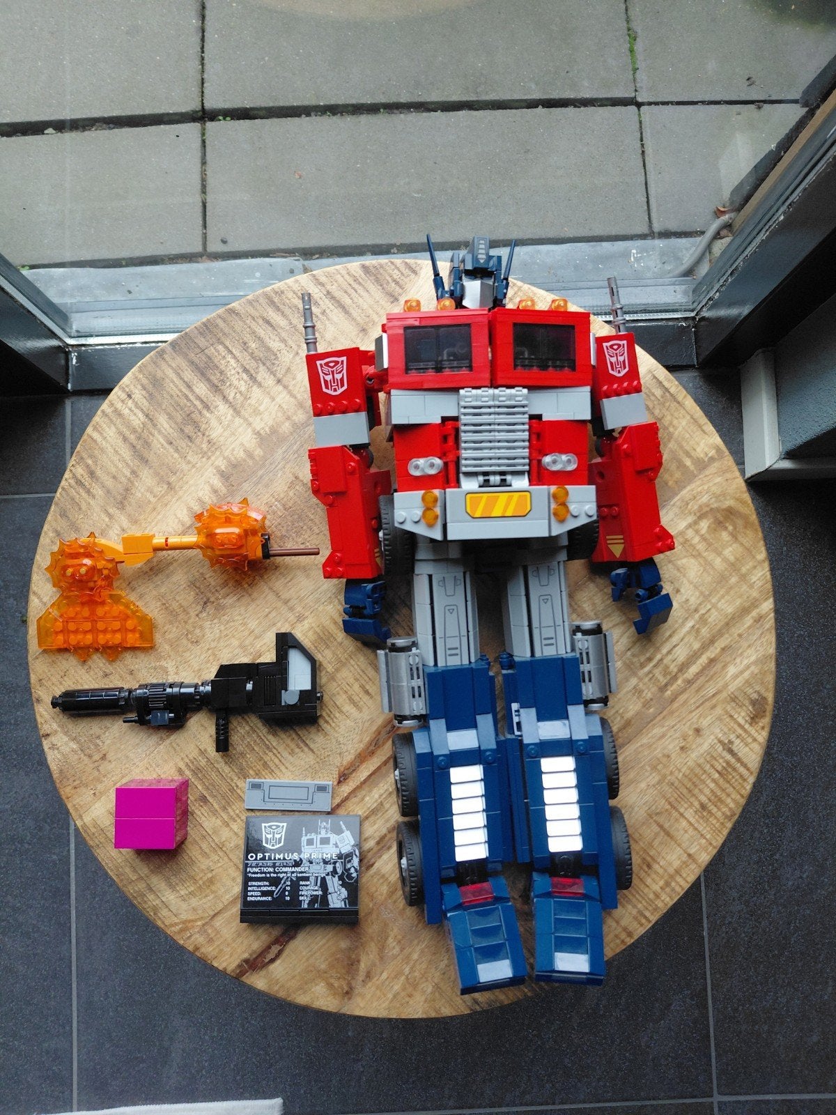 Lego set Transformers Optimus Prime 10302, Lego, Inclusief instructies, Ophalen of Verzenden, Zo goed als nieuw