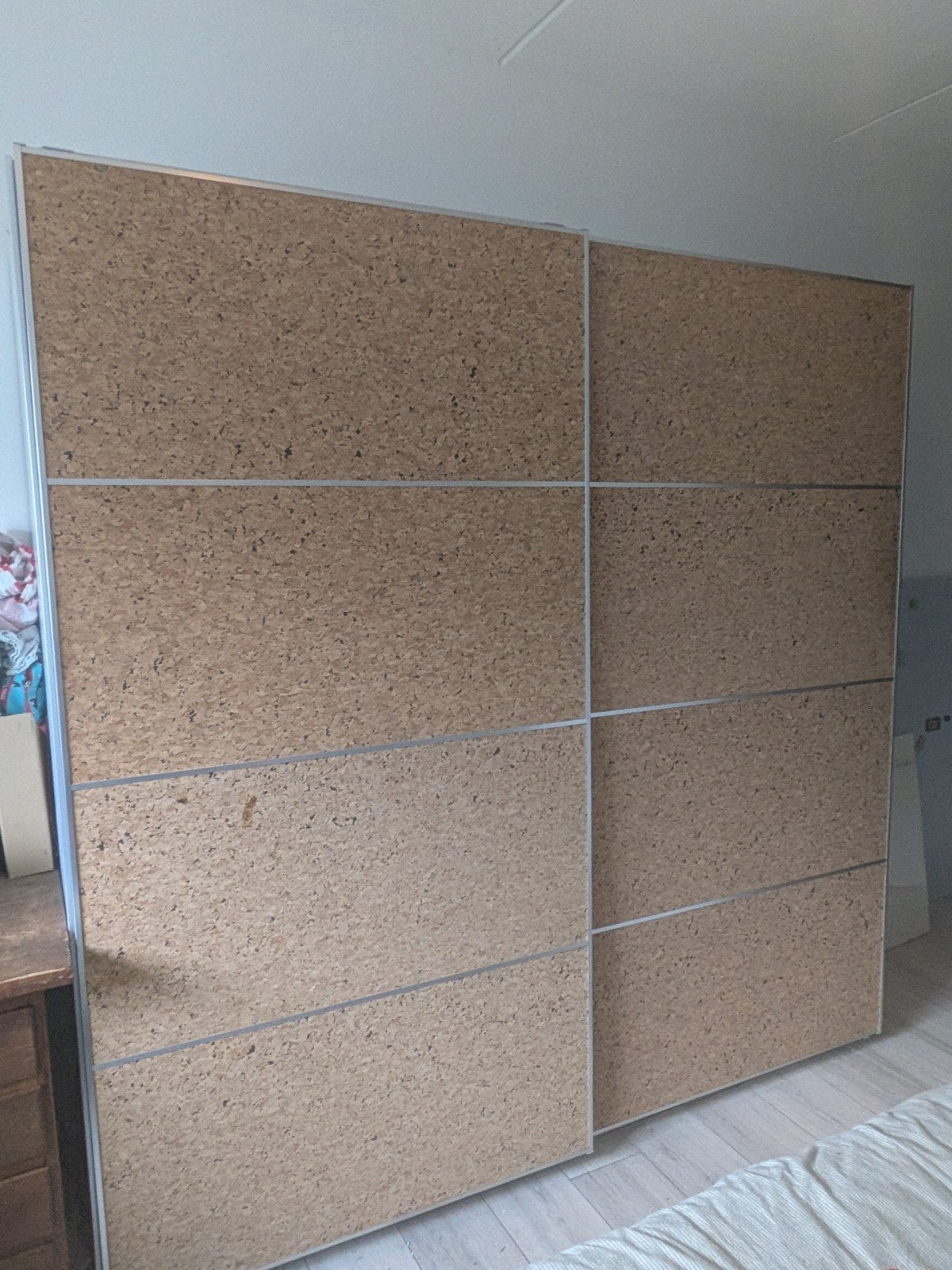 Schuifdeuren Ikea Pax 200x201 kurk, Ophalen