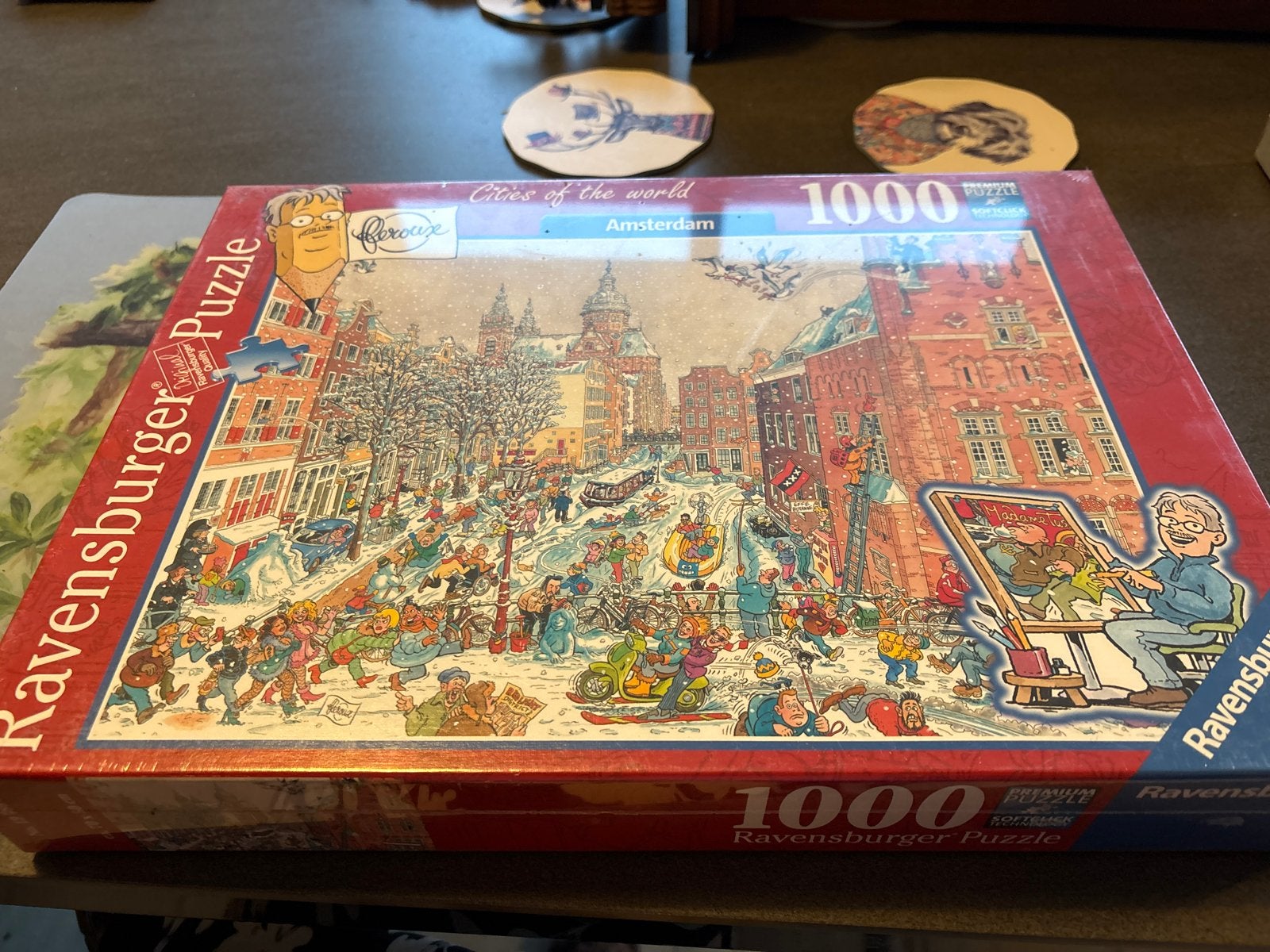 Ravensburger Legpuzzel 1000 stukjes - Amsterdam, Ophalen of Verzenden, 500 t/m 1500 stukjes, Gebruikt, Legpuzzel
