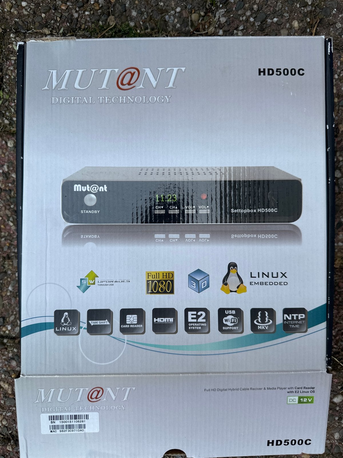 Mutant HD500C Digitale Kabelontvanger Set-Top Box, Ophalen of Verzenden, Zo goed als nieuw, Decoder