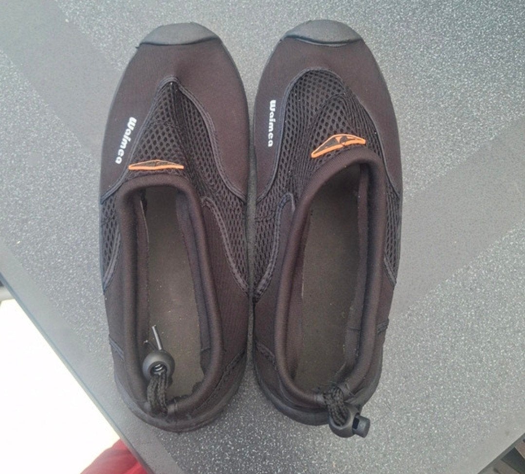 Walmea waterschoenen - zwart, maat 45, Watersport en Boten, Watersportkleding, Gebruikt, Zeil- of Surfschoenen, Ophalen of Verzenden