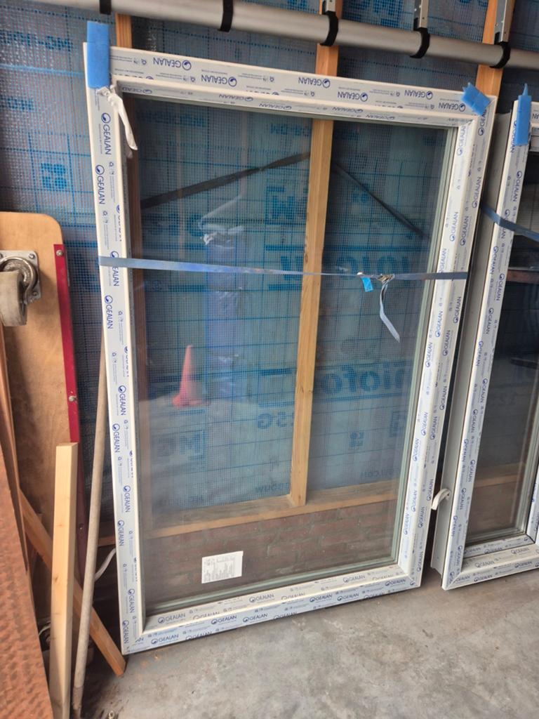 Nieuw Gealan S9000 NL Raamkozijn 1210x1860, Doe-het-zelf en Verbouw, Kozijnen en Schuifpuien, Nieuw, Raamkozijn, Kunststof, 150 tot 225 cm