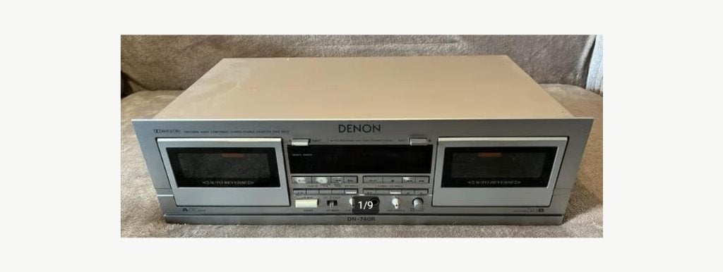 Denon DN-740 R Dubbel Cassette Deck., Ophalen, Dubbel, Denon, Auto-reverse