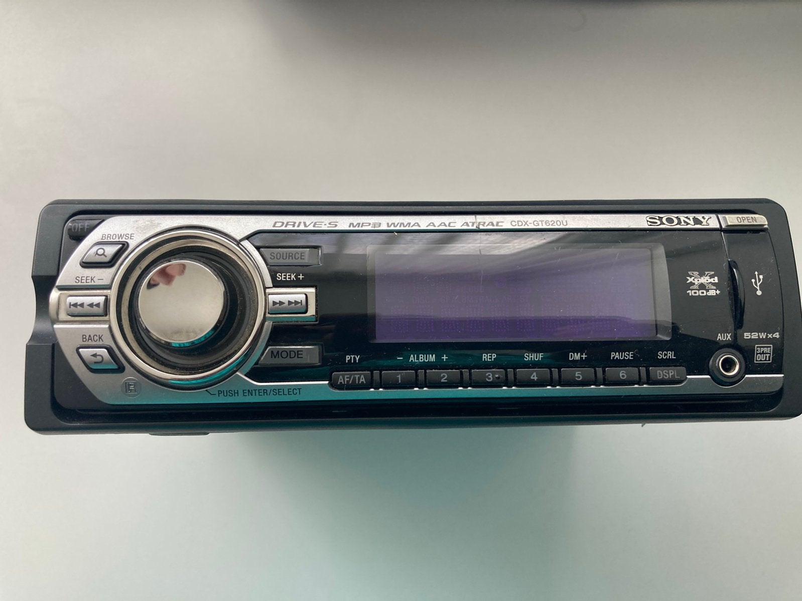 Sony CDX-GT620U, Ophalen, Gebruikt