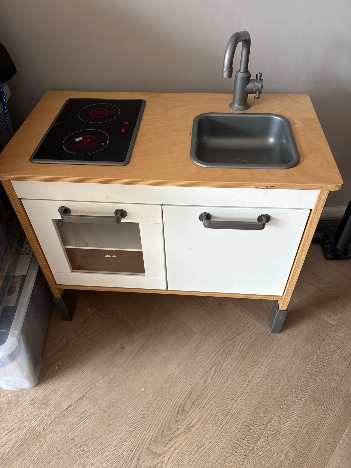 Gratis IKEA Duktig Speelkeuken - Houten Kinderkeuken, Ophalen of Verzenden, Gebruikt, Hout, Speelkeuken