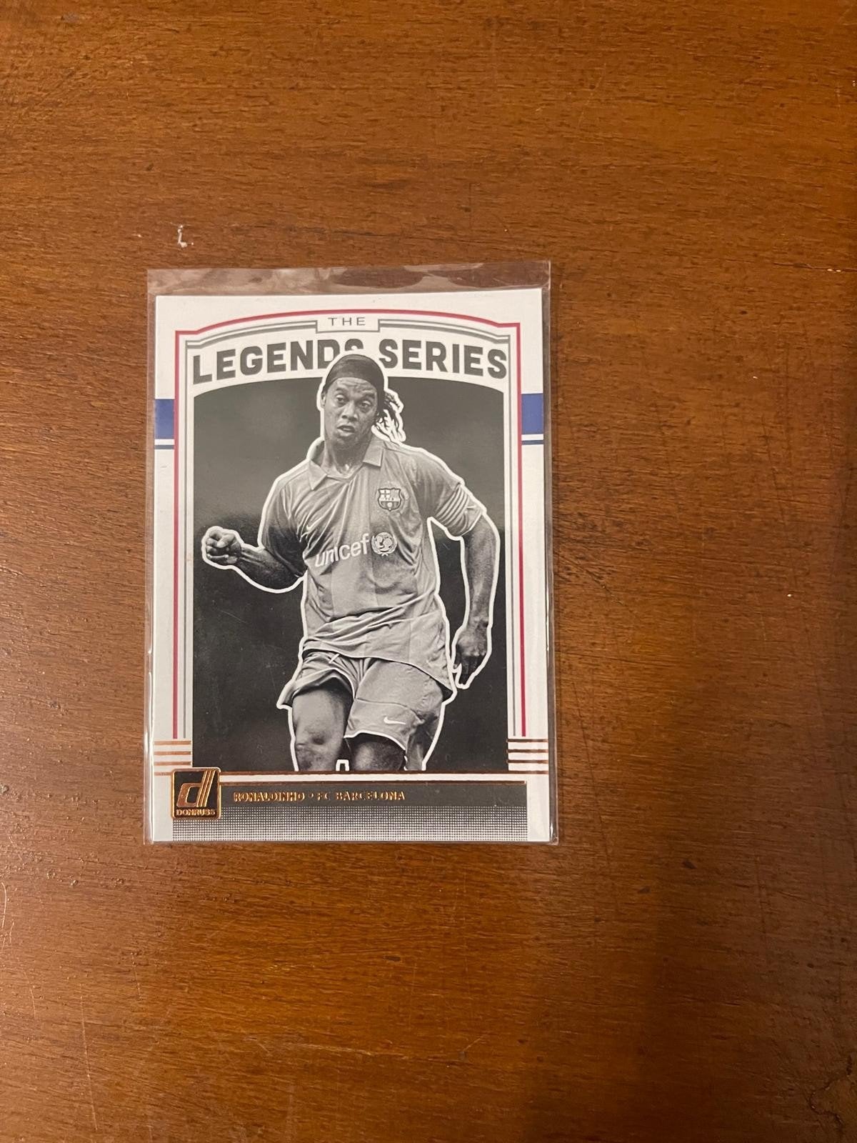 Ronaldinho FC Barcelona Legends Series Spelerskaart, Ophalen of Verzenden, Zo goed als nieuw, Buitenlandse clubs, Spelerskaart