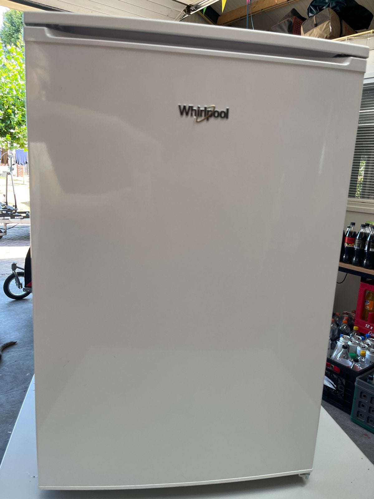 Whirlpool koelkast met vriesvak - Zo goed als nieuw, 100 tot 150 liter, Zo goed als nieuw, 45 tot 60 cm, Met vriesvak