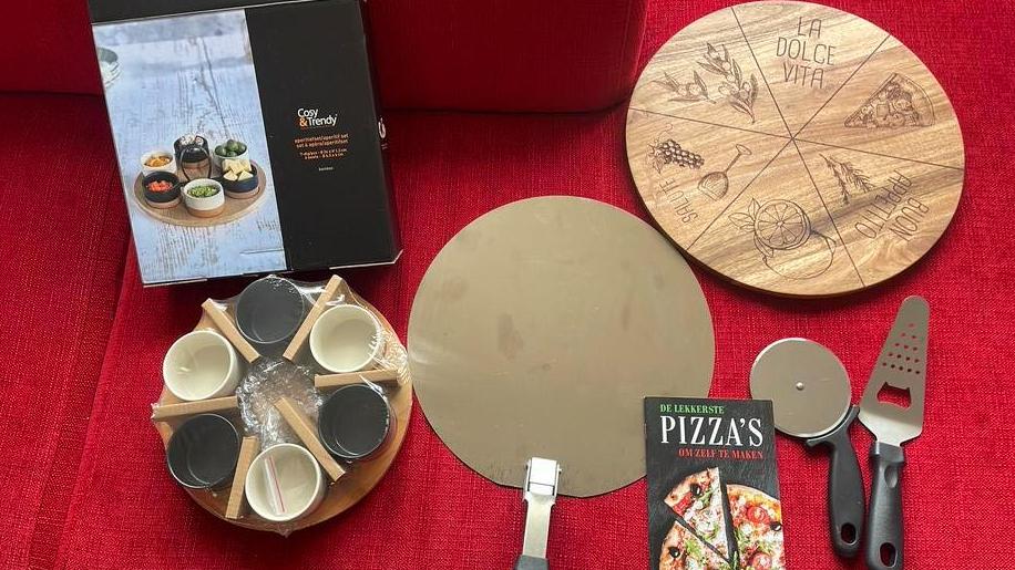 Pizza cadeauset Nieuw !, Ophalen, Nieuw