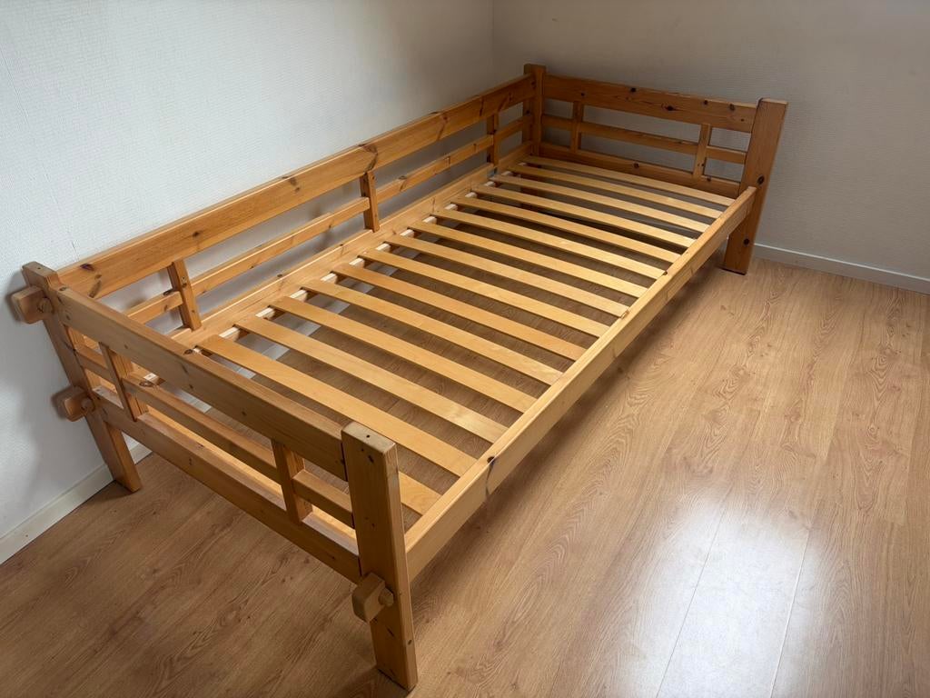 Grenen bed M. schack Engel Denemarken (lifetime) 90 x 200, Ophalen, Gebruikt, 90 cm, Eenpersoons