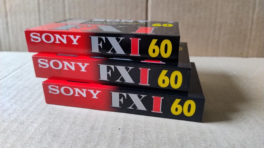 3 nieuwe cassette bandjes Sony FXI 60 in gesealde verpakking, 2 t/m 25 bandjes, Overige genres, Ophalen of Verzenden, Nieuw in verpakking